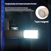 お買い得  キャンプ用ライトとランタン-充電式伸縮式キャンプライト、マグネット式キャンプランタン、防水調光式キャンプ必需品懐中電灯、緊急時、釣り、ハイキング用キャンプランプ
