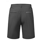 cheap Work Shorts-Men's Dress Shorts Business Casual Shorts Golf Shorts Pocket Elastic Waist Plain Waterproof Comfort Knee Length Outdoor Business Work Fashion Streetwear Black Navy Blue Inelastic
