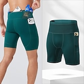 abordables Shorts de course-Homme Shorts de course Pantalons de course Short d'athlétisme Shorts de gym Cordon de serrage Avec Poches Shorts Quotidien Extérieur Sport Été Printemps Séchage Rapide Léger Évacuation de l'Humidité