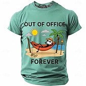  Hombre Gracioso Camiseta Manga Corta Camiseta Impresión 3D Cuello Barco Camisa Moda Design Sencillo Casual Diario Fiesta Gris Verano Primavera Ropa S M L XL XXL XXXL