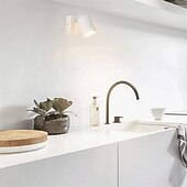 billige Vegglamper for innendørsbruk-LED-vegglamper 90° sammenleggbar 350° rotasjon 6w mykt lys gir et godt lesemiljø for deg som passer for ulike scener