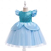 halpa Tyttöjen puvut-Maaginen noita Prinsessa Mekot Cosplay-Asut Asut Elokuva Muoti söpö tyyli Balettihameet for Tyttöjen Lasten Naamiaiset Päivittäin Juhla Pyhäpäivä