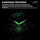 abordables Relojes de Cuarzo-Reloj automático de lujo para hombre Olevs, reloj mecánico esqueletizado con fase lunar, resistente al agua, luminoso, de acero inoxidable bicolor, relojes de vestir elegantes para negocios.