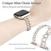billige Apple Watch Bands-Modern Buckle Compatible with Apple Watch band 38mm 40mm 41mm 42mm 44mm 45mm 46mm 49mm Metal Clasp Adjustable Alloy Strap Replacement Wristband for iwatch Ultra 3 2 Series 11 10 9 8 7 SE 6 5 4 3 2 1