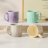 billiga Dricksglas-1 st högestetisk keramisk mugg, elegant vattenkopp för hushållet, parets frukostkaffekopp, kontorsmugg, perfekt för dagligt bruk