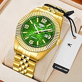 abordables Montres à quartz-Montre homme de luxe, cadran noir nid d'abeille, mouvement quartz bicolore or et argent en acier inoxydable, lunette cannelée, montre habillée avec date, bijou élégant à offrir.
