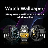 voordelige Smartwatches-Rugged Smart Watch, Military Tactical Fitness Tracker with Heart Rate Monitor &amp; SpO2, Waterproof Sport Smartwatch for Men Women, Compatible with iPhone Android, Ideal Birthday Gift