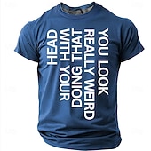  Bărbați Amuzant Tricou Manșon scurt Tricou Tipărire 3D Stil Nautic Cămașă Modă Designer Simplu Casual Zilnic Petrecere Roșu-aprins Vară Primăvară Îmbrăcăminte S M L XL XXL XXXL