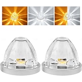 preiswerte Dekorative Lichter-Zweifarbige LED-Wassermelonenlichter mit klarer Linse, konstant &amp;Blitzlichter, Blinker zur Begrenzung des Fahrerhausdachs