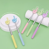 cheap Home Supplies-5pcs Retractable Teacher Pointers, Adjustable Finger Pointers, Mini Telescopic Classroom Pointers, Suitable for Elementary and Kindergarten Teachers, Classroom Supplies
