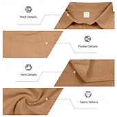 cheap Cotton Linen Shirt-Male Linen Shirt 2 Piece Shirt Set And Linen Pants Trousers Casual Pants Set Plain Daily Outdoor Vacation Turndown Sleeveless Summer Fashion Casual Comfortable Clothing Apparel