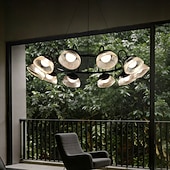 cheap Sputnik Design-Modern Crystal Chandelier Ring Design Pendant Lights Hanging Lamps Ceiling Light Fixture Indoor Lighting Creative Main Light Luxury Dining Room Bedroom Light Living Room 110-240V
