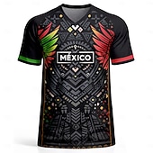 preiswerte Lauf-T-Shirts &amp; Tanktops-Herren Frankreich Fußball-Sommer Global Match Pullover-Oberteile Laufshirt Sommer Farbblock Kurzarm UPF 50 Schnelltrocknend Atmungsaktiv Leger Laufen Joggen Fitness Schwarz Sportbekleidung