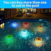 abordables Luces subacuáticas-2 luces flotantes LED RGB con forma de pez, resistentes al agua (IP67), ideales para estanques, jarrones y acuarios. Perfectas para fiestas al aire libre y como iluminación ambiental decorativa de