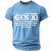 economico Magliette divertenti da uomo-Maglietta sarcastica e umoristica da uomo con scritta divertente "stay feral" stile gen x, retrò anni '70 '80, grafica, girocollo, maniche corte, streetwear quotidiano, casual, regalo per la festa del