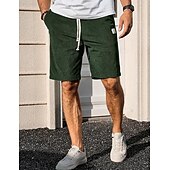 economico Pantaloncini casual-Per uomo Shorts Shorts da Spiaggia Pantaloncini casual Pantaloncini di velluto a coste Tasca Elastico in vita Semplice Comodità Traspirante Lunghezza al ginocchio All'aperto Spiaggia Vacanza Vacanza
