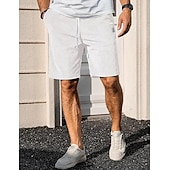economico Pantaloncini casual-Per uomo Shorts Shorts da Spiaggia Pantaloncini casual Pantaloncini di velluto a coste Tasca Elastico in vita Semplice Comodità Traspirante Lunghezza al ginocchio All'aperto Spiaggia Vacanza Vacanza