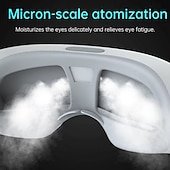 economico elettrodomestici-Maschera oculare a vapore intelligente portatile per occhi secchi, maschera oculare riscaldata con vapore caldo, massaggiatore oculare elettrico per alleviare la fatica, le occhiaie, favorire il