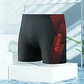 preiswerte Herren Badehosen-Herren Boardshorts Badeshorts Bademode Strand Schwimmbad Atmungsaktiv Schnelltrocknend Elastische Taille Punkt Kurz Sport Brautkleider schlicht Sportkleidung Weiß Rote Mikro-elastisch