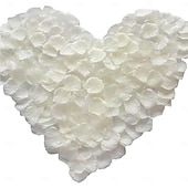 abordables Flores artificiales-999 piezas de pétalos de rosa románticos de tela no tejida para bodas, graduaciones, fiestas, cumpleaños, noches románticas especiales, pedidas de mano, rojo, blanco, rosa, morado, azul