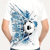 economico Sport e Giochi 3D per Ragazzi-Ragazzi 3D Grafico Calcio Magliette da calcio Maglietta Manica Corta Stampa 3D Estate Primavera Sport Moda Streetwear Bambini 7 - 9 anni Girocollo Casuale Quotidiano All'aperto Vestibilità regolare