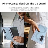 Χαμηλού Κόστους Samsung Θήκη-Phone Case For Samsung Galaxy Z Fold 7 Z Fold 6 Back Cover with Screen Protector with S Pen PU Leather