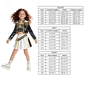  Ispirato agli idoli coreani Stella pop Abiti Film Moda Costume Cosplay Idolo virtuale for Ragazze Bambini Halloween Carnevale Feste Scuola