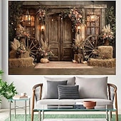 billiga Gobelänger-piratskepp nautiskt äventyr träskeppsdäck havsvågor havsutsikt lyktor solnedgång väggbonad väggdekoration bakgrund för vardagsrum sovrum man cave tema fest heminredning väggkonst