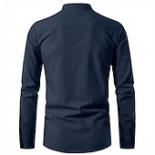  Médiéval Renaissance Chemise Manches longues Pirate Viking Déguisement Homme Halloween Carnaval Performance LARP Foire de la Renaissance Adulte Chemise