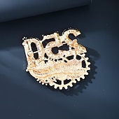  Herdenkingsbroche voor heren ter gelegenheid van het 250-jarig jubileum &Dames, patriottische, met strasssteentjes bezette corsagespeld van zinklegering, ideaal accessoire voor kleding, blazers en