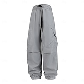 economico Pantaloni cargo-Per uomo Pantaloni Cargo Pantaloni casual Pantaloni da paracadute Pantaloni ad asciugatura rapida Coulisse Tasca Semplice Comodità Traspirante Lunghezza intera Quotidiano Casa All'aperto Vacanza