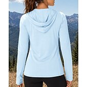 baratos Casacos impermeáveis-Mulheres Jaqueta Corta-Vento Jaqueta Softshell Jaqueta de Trilha Ao ar livre Proteção Solar Secagem Rápida Leve Respirável Roupas de caminhada Roupas de caminhada Verão Primavera Jaqueta Alpinismo