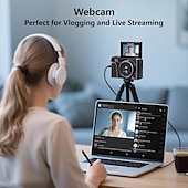 levne Digitální fotoaparát-8k digitální fotoaparát pro fotografování, 88mp wifi vlogovací kamera pro YouTube, 18x zoom, 180° otočný displej, kompaktní fotoaparát s 64GB SD kartou, přenosný kompaktní fotoaparát typu "point and