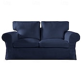 cheap Sofa Cover-2 Seat Sofa Cover or  2 Seat Sofa Bed Cover with Cushion Covers and Backrest Covers For Ektorp Couch Slipcover Washable Furniture Protector  LITB PRIME cover Ektcover