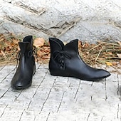 お買い得  靴-レトリ／ヴィンテージ 中世 ルネッサンス シューズ 仮装 男性用 セルティック 海賊 ハロウィーン カーニバル マスカレード マスカレード パーティー 成人 シューズ