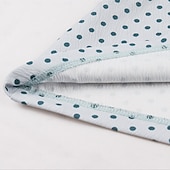 baratos Vestidos-Anos 50 Rockabilly Meio-dia Vestidos Mangas curtas Laço Poá Decote Quadrado Fantasia Mulheres Casual Dia a Dia Festa de Chá Adulto Vestido Primavera Verão