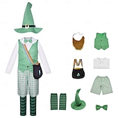  St. Patrick Outfits Group Costume Funny Costume Kid's Adults' Unisex Masquerade St. Patrick's Day Party Festival Dress Up