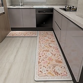 voordelige Hardlooppakken-Keukenloper in Amerikaanse stijl, absorberend, oliebestendig, antislip, vuilafstotend en gemakkelijk schoon te maken, gemaakt van diatomeeënaarde.
