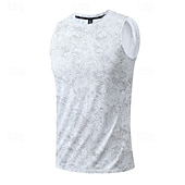 abordables Débardeurs-Homme Débardeur Gilet Sous-Vêtements T-shirt sans manches Sans manches Col ras du cou Été Printemps Uni Mode Léger Classique Séchage Rapide Salle de sport Rue Sports Bleu Blanche bleu marine T-shirt