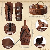ieftine îmbrăcăminte-Medieval Renascentist extravagant Lungime scurtă Rochii Curea în Talie Șosete până la genunchi Mâneci Lungi Arcaș Cu Șiret Costume de fancy Pentru femei Fantezie Mascaradă Petrecere Târgul Renașterii