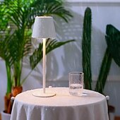 baratos Luzes decorativas-LED Reading Desk Lamp New Modern French Style Eye-Friendly  Rechargeable, RGB, Long Battery Life, Home Use, Living Room &amp; Bedroom, Touch Dimming &amp; Color Adjustment, Ambient Light Decorative Accent,