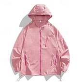 abordables Chaquetas impermeables-Mujer La chaqueta con capucha Chaqueta de piel de senderismo Chaqueta Cortavientos Verano Al aire libre Resistente al Viento Utra ligero (UL) Secado rápido Ligero Abrigos Chaqueta Pesca Escalada Playa