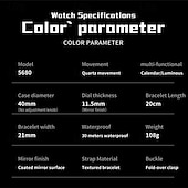 voordelige Quartz Watches-OLEVS Mens Luxury Watch Classic Green Face Two Tone Silver Gold Stainless Steel Waterproof Quartz Wristwatch with Date Luminous Hands Business Dress Fashion Watches for Men Gifts