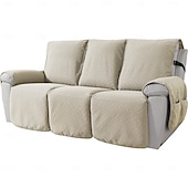 ieftine Husă pentru fotoliu reclinabil-husă de canapea impermeabilă, husă de canapea antiderapantă, durabilă, prietenoasă cu animalele de companie, anti-pete, culoare solidă, covoraș de canapea modern și minimalist, acoperire completă pentru câini și pisici, sufragerie, utilizare în tot sezonu