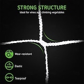 cheap Garden &amp; Urban Farming-Garden Climbing Net Trellis Netting Heavy-Duty Plant Support Stand for Flowers Vegetable Vine Orchard Gardening Tools