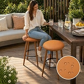 levne potah na židli-100% voděodolná kulatá stolička podsedák kožený měkký polštář restaurační židle karta sedák kulatá stolička barový pult kulatý polštář na židle