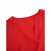 cheap Plain Blouses-Multi Packs 2pcs Women's V Neck Short Sleeves Yellow+Blue Blouse Jeans Sexy Plain Solid / Plain Color Casual Daily Spandex Summer