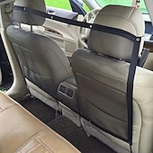 economico Accessori per veicoli-Rete divisoria universale per auto per animali domestici, divisorio regolabile per sedile posteriore dell'auto, barriera per cani, rete divisoria a maglie per sedile posteriore con cinghie regolabili