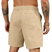 voordelige Casual korte broek-Voor heren Korte broek Casual korte broek Atletische korte broek Zak Elastische taille Effen Comfort Sneldrogend Knielengte Buiten Vakantie Modieus Streetwear blauw Zwart Inelastisch