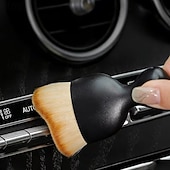 cheap Vehicle Cleaning Tools-2 Sets Car Interior Detailing Brush Set, Soft Bristle Dusting Brush &amp; Dual-Ended Air Vent Cleaner Tool, Professional Car Cleaning Kit for Dashboard, AC Outlet, Console, Gaps, Scratch-Free